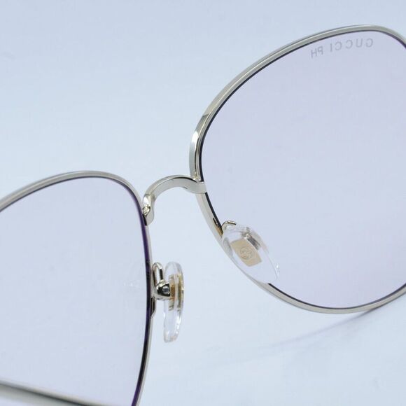 NEW GUCCI GG1419S 004 GOLD /TRANSPARENT SUNGLASSES - Picture 6 of 12